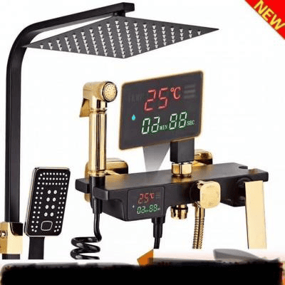 Sen đồng bảng hiển thị nhiệt độ đen vàng GS7749