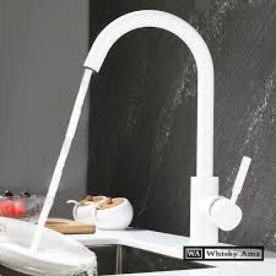 VÒI RỬA CHÉN NÓNG LẠNH TRẮNG KB 507