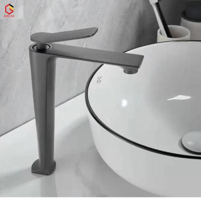 Vòi rửa thân cao GRV 264C màu ghi xám