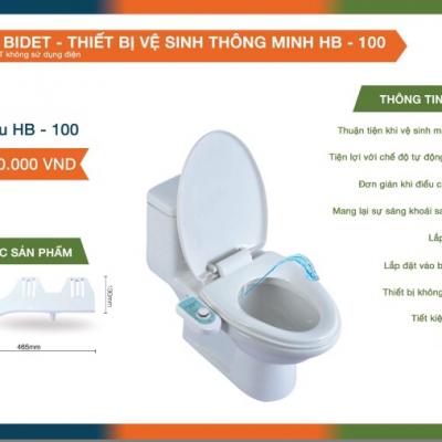 Nắp vệ sinh thông minh cơ HB 100