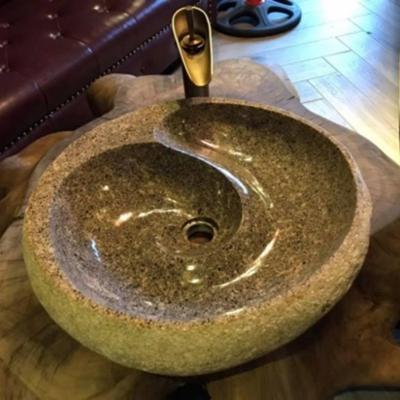 Chậu đá cuội soắn ốc LC-02