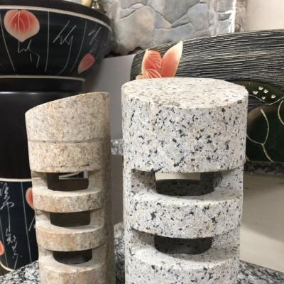 Đèn đá cuội LC16 hình trụ