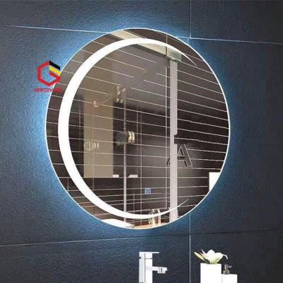 Gương đèn led cảm ứng tròn viền bán nguyệt D60 cm - DBN60cm