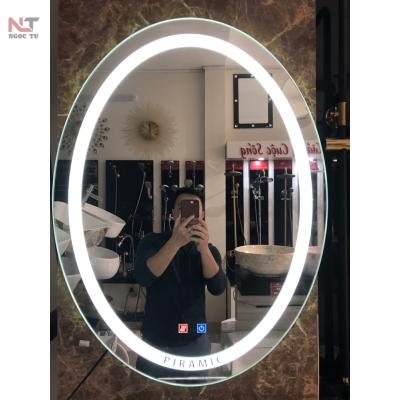 Gương cảm ứng Elip đèn LED, có sấy 500x700
