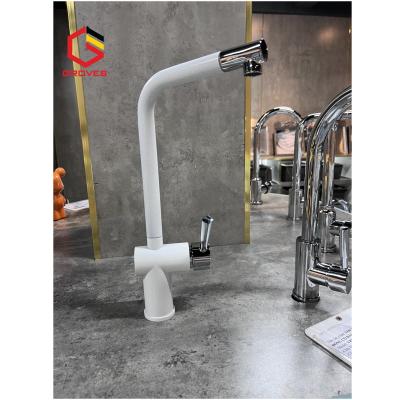 VÒI RỬA BÁT, RỬA CHÉN NÓNG LẠNH MẠ XI TRẮNG 8000T2